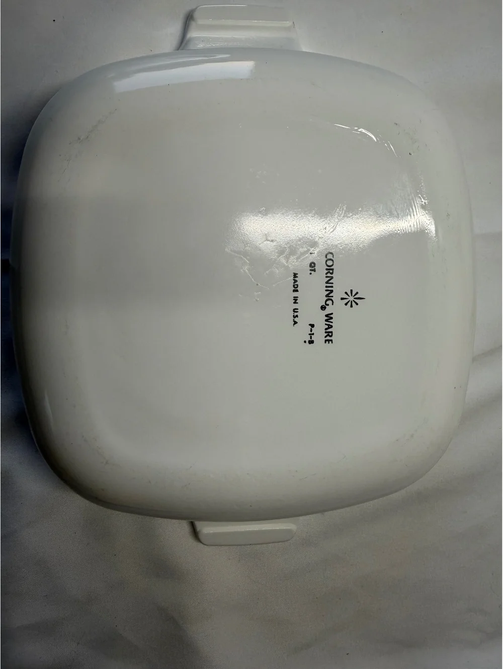 Corning Ware Cornflower Blue P-1-B 1 Qt Casserole Dish w Glass Lid USA